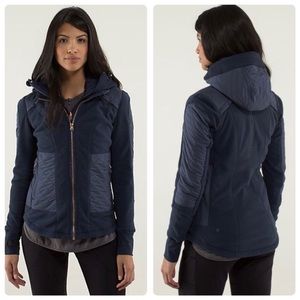 Lululemon Fleecy Keen Jacket Inkwell size 4